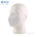 Máscaras faciales médicas FFP2 desechables de color blanco de 5 capas